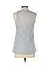 Laundry by Shelli Segal Gray Sleeveless Blouse Size XS - photo 2