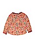 Assorted Brands Print Orange Long Sleeve Top Size 7 - photo 2