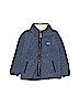Carter's 100% Polyester Solid Blue Fleece Jacket Size 4T - photo 1