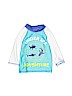 Candlesticks Graphic Blue Rash Guard Size 4T - photo 1