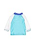 Candlesticks Graphic Blue Rash Guard Size 4T - photo 2