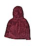 Old Navy 100% Polyester Solid Burgundy Zip Up Hoodie Size 3T - photo 2