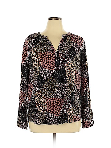 Ann Taylor LOFT Outlet Long Sleeve Blouse (view 1)