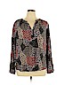 Ann Taylor LOFT Outlet 100% Rayon Black Long Sleeve Blouse Size XL - photo 1