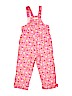 Hanna Andersson 100% Polyester Print Pink Snow Pants With Bib Size 110 cm / US 5-6 - photo 2