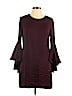 Milly Burgundy Cocktail Dress Size 10 - photo 1