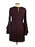 Milly Burgundy Cocktail Dress Size 10 - photo 2