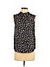 Rebecca Taylor 100% Silk Black Sleeveless Silk Top Size 4 - photo 1