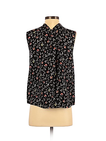 Rebecca Taylor Sleeveless Silk Top (view 2)