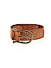 Linea Pelle Solid Brown Leather Belt Size XS - photo 1