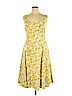 Talbots 100% Cotton Yellow Casual Dress Size 16 - photo 1
