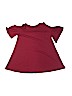 Btween Burgundy Short Sleeve Top Size 12 - photo 2