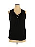Talbots Black Sleeveless Top Size 1X (petite) - photo 1