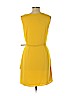 oasis 100% Polyester Yellow Casual Dress Size 14 - photo 2