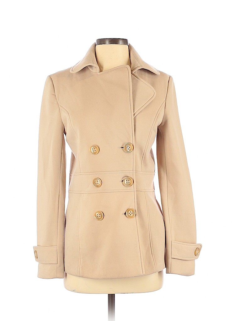 Forever 21 100% Polyester Tan Coat Size S - photo 1