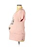 French Pastry Los Angeles Pink Short Sleeve Top Size L - photo 1