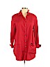 Lafayette 148 New York Red Long Sleeve Blouse Size 10 - photo 1
