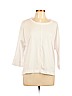 New Directions White 3/4 Sleeve Top Size XL - photo 1