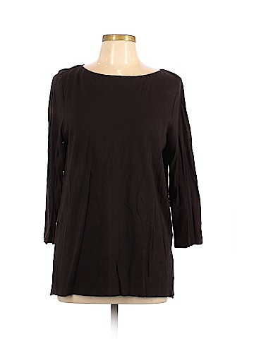 Ann Taylor LOFT 3/4 Sleeve T-Shirt (view 1)