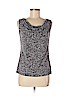 Liz Claiborne Gray Sleeveless Top Size M (petite) - photo 1