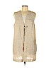 Purejill 100% Linen Tan Cardigan Size M (petite) - photo 1
