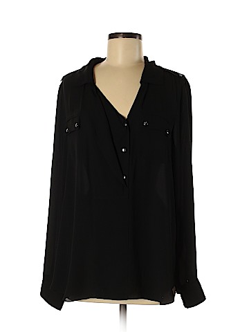 BCBGMAXAZRIA Long Sleeve Blouse (view 1)