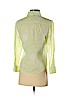 Theory 100% Cotton Green 3/4 Sleeve Button-Down Shirt Size S - photo 2