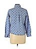 Talbots 100% Cotton Blue Long Sleeve Button-Down Shirt Size M (petite) - photo 2