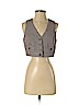 Larry Levine 100% Cotton Tan Vest Size M (petite) - photo 1