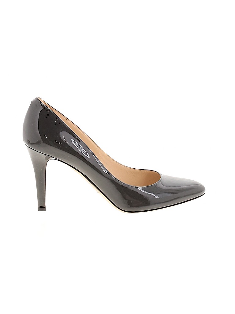 Jimmy Choo 100% Patent Leather Gray Heels Size EU 39 1/2 - photo 1