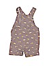Carter's 100% Cotton Gray Overall Shorts 6-9 MO / 9 MO - photo 2