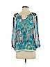 Sundance 100% Polyester Teal 3/4 Sleeve Blouse Size S (petite) - photo 1