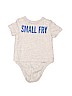 Baby Gap 100% Cotton Graphic Gray Short Sleeve Onesie Size 0-3 mo - photo 2
