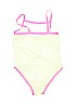 Penelope Mack Stripes Green One Piece Swimsuit Size 4T - photo 2