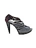 MARNI 100% Suede Gray Heels Size 40.5 - photo 1