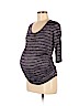 Motherhood Purple 3/4 Sleeve Blouse Size S - photo 1