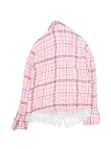 Justice Long Sleeve Button-Down Shirt (view 2)