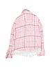 Justice Pink Long Sleeve Button-Down Shirt Size 6 - photo 2