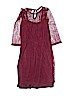 Eyeshadow 100% Nylon Burgundy Dress Size 7 - 8 - photo 2