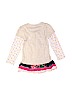 Assorted Brands 100% Cotton Floral Polka Dots Graphic Gray Long Sleeve T-Shirt Size 5 - 6 - photo 2