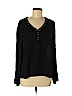 Scotch & Soda 100% Polyester Black Long Sleeve Blouse Size Lg (3) - photo 1