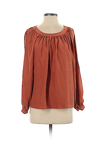 Alice & Trixie Long Sleeve Silk Top (view 1)