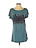 Marc by Marc Jacobs 100% Cotton Blue Short Sleeve Top Size S - photo 1