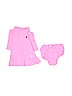 Ralph Lauren 100% Cotton Solid Pink Short Sleeve Onesie 0-3 MO / 3 MO - photo 1