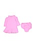 Ralph Lauren 100% Cotton Solid Pink Short Sleeve Onesie 0-3 MO / 3 MO - photo 2