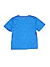 Adidas 100% Polyester Graphic Blue Active T-Shirt Size 7 - photo 2