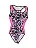 Freestyle Pink One Piece Swimsuit Size 8 - photo 1