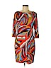 Emilio Pucci 100% Silk Orange Casual Dress Size EU (IT) 42 / US 6 - photo 1