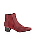 AK Anne Klein Red Ankle Boots Size 6 1/2 - photo 1