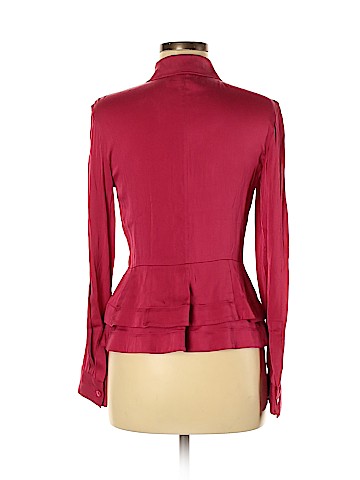 Armani Collezioni Long Sleeve Silk Top (view 2)